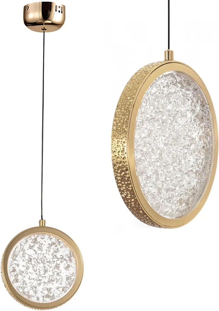 Lampadario a Sospensione in Cristallo LED LHJ100-1CP Złota