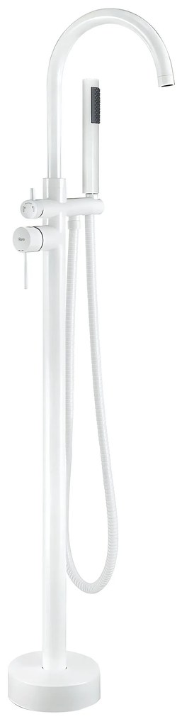 Rubinetto indipendente Rea Lungo Bianco