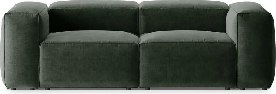 Divano verde 224 cm Bergamo – Cosmopolitan Design