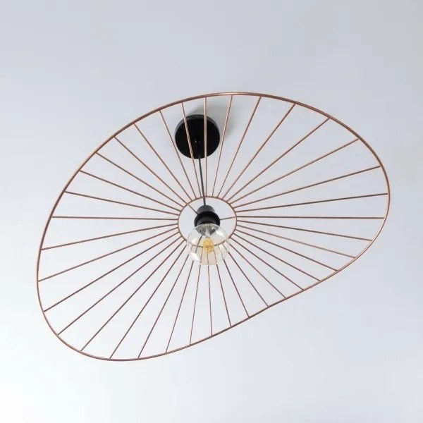 Brilagi - Lampadario LED a sospensione su cavo CERIA WIRE 1xE27/40W/230V 60x80 cm bronzo