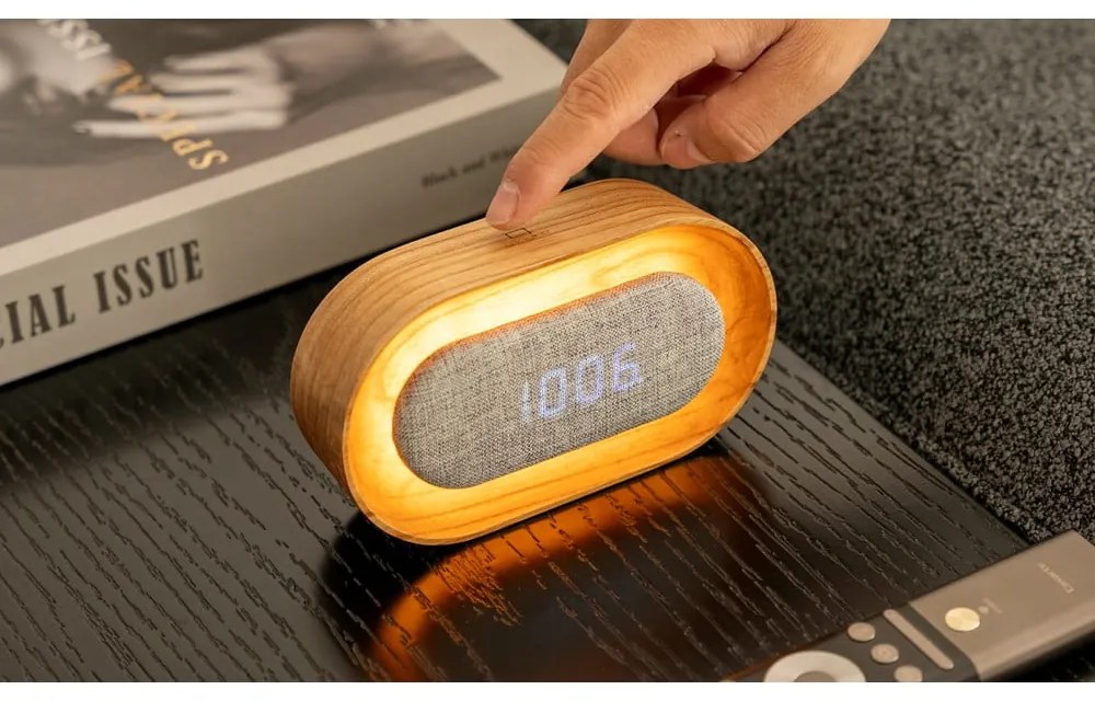 Sveglia digitale Lumos Ash – Gingko