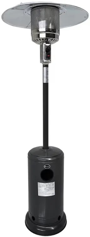 Stufa a gas da esterni Fungo Patio 13.5 KW in acciaio nero