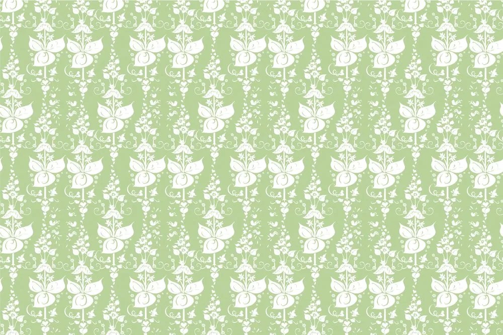 Carta da parati – Motivo popolare verde