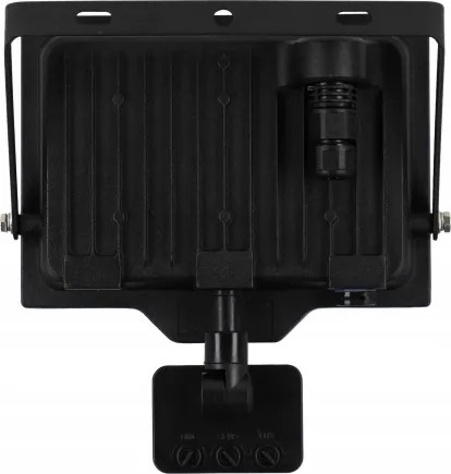 Proiettore da esterno LED con sensore, 50W, 230V, 4500K, IP65, nero