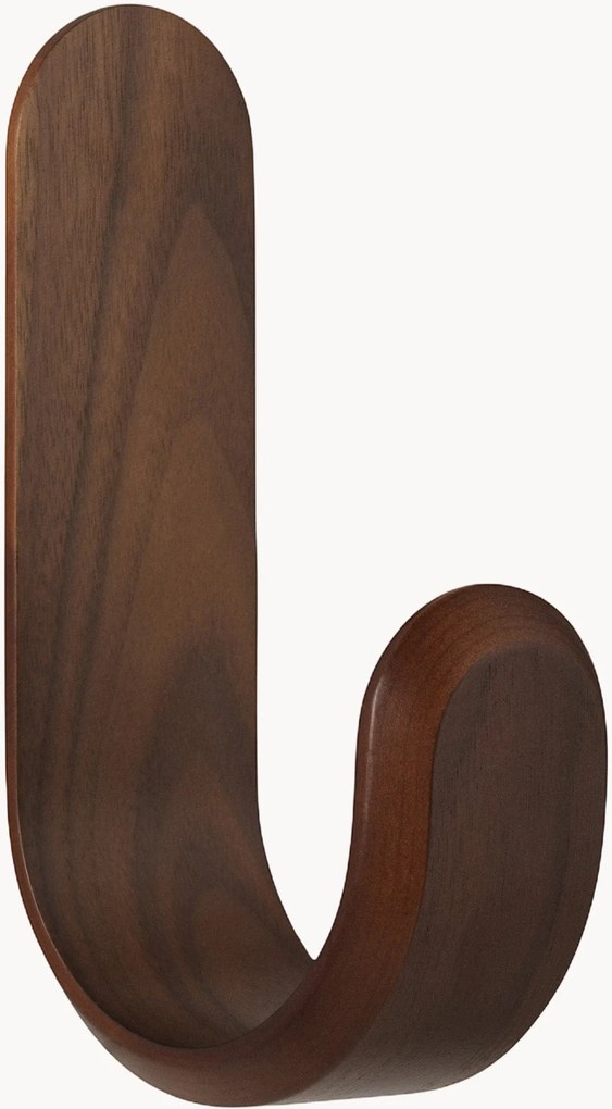 Gancio da parete in legno Curve