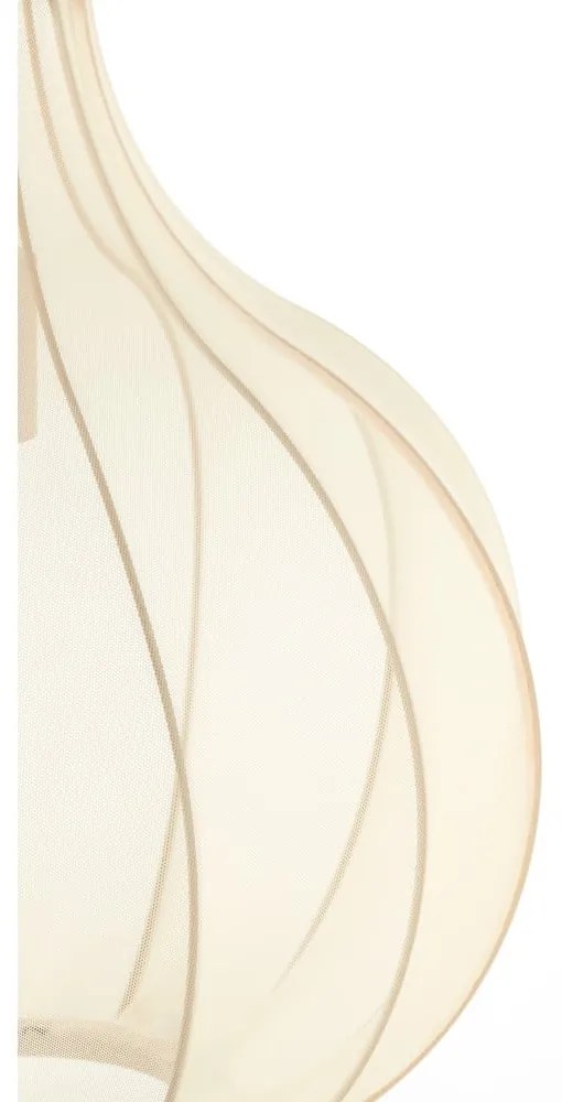 Lampadario beige con paralume in tessuto ø 39 cm Elati - Light &amp; Living