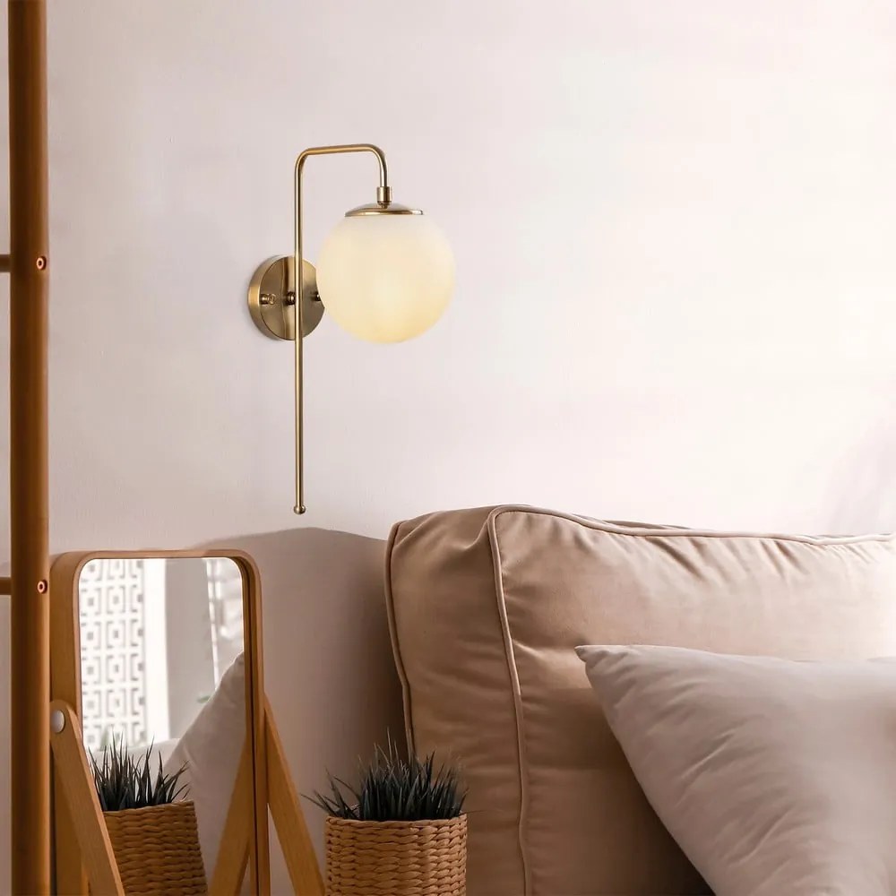 Lampada da parete dorata Viran – Opviq lights