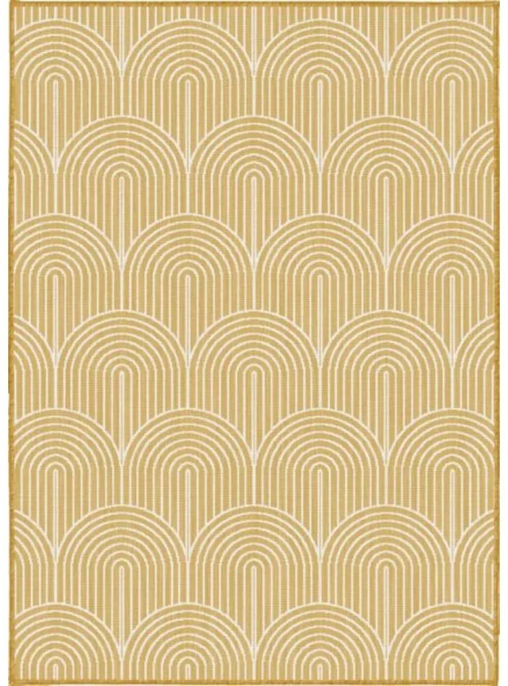 Tappeto per esterni giallo ocra 160x230 cm Pangli Ochre - Hanse Home