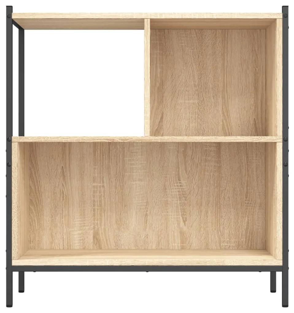 Libreria rovere sonoma 72x28x77,5 cm in legno multistrato