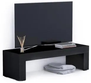 Porta Tv Evolution 120x40, Nero Frassino