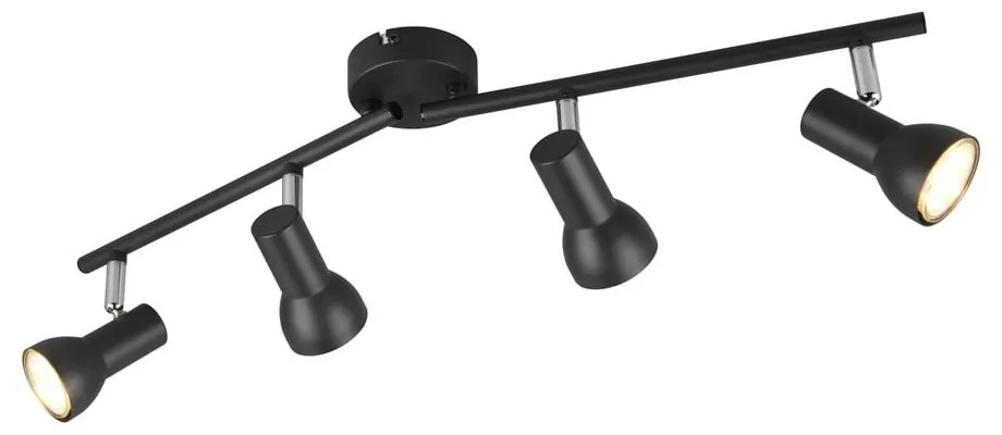 Faretto nero ø 8 cm Cantar – Reality