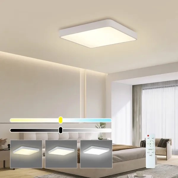Brilagi - Lampada LED dimmerabile POOL SQUARE LED/48W/230V 3000-6000K 50x50 cm bianco+D