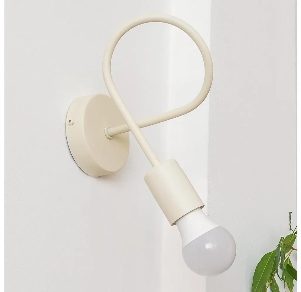 Lampada da parete OXFORD 1xE27/15W/230V colore crema