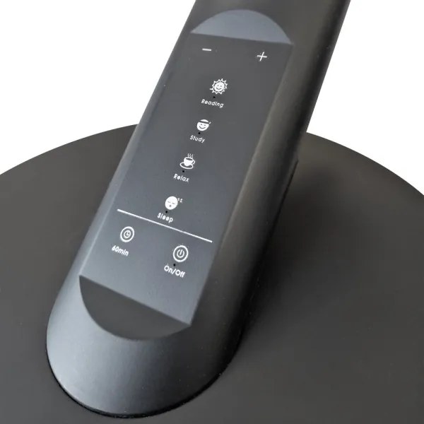 Lampada da tavolo LED dimmerabile con funzione Touch OPTIMUM LED/7W/230V 3000/4000/6000K nero