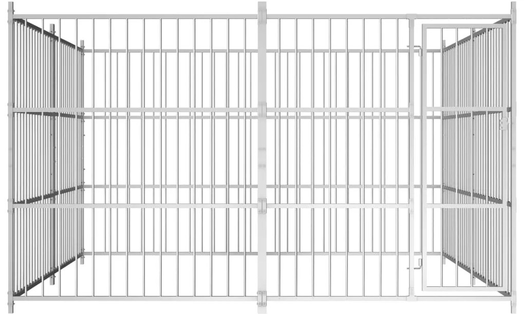 Canile da esterno 300x300x185 cm