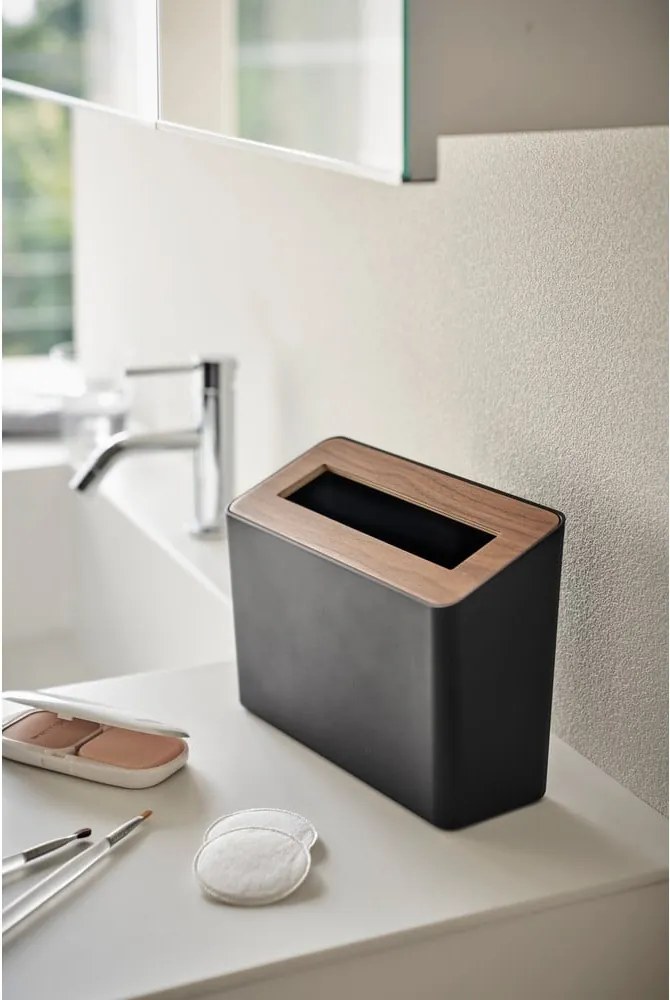 Cestino da tavolo nero Yamazaki , 2,3 l Rin - YAMAZAKI