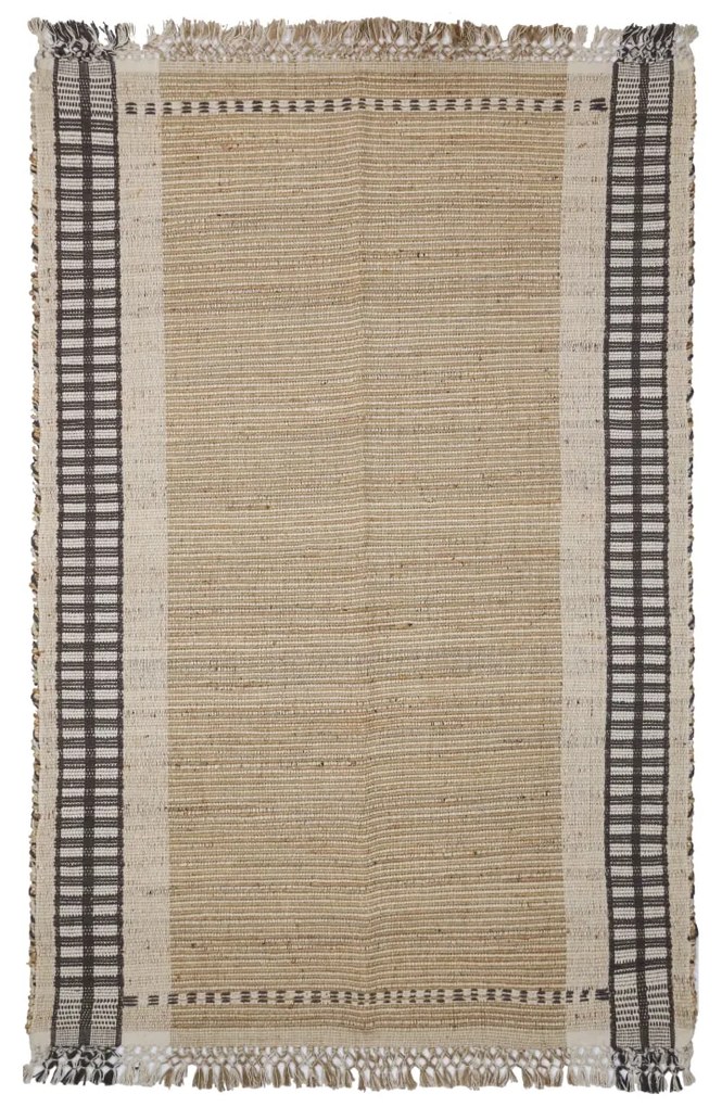 Tikamoon - Tappeto rettangolare in cotone 200x300 cm Sohane