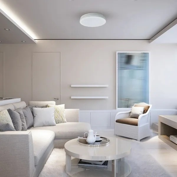 Plafoniera da bagno LED MARLON LED/36W/230V Ø 30 cm IP54 bianco