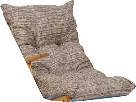 Cuscino imbottito per poltrona relax sdraio o dondolo - Tortora