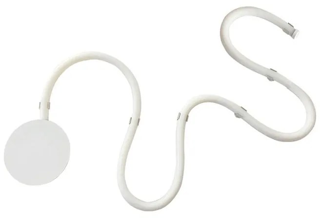 Applique LED moderno Teodor bianco, NOVECENTO bianco naturale