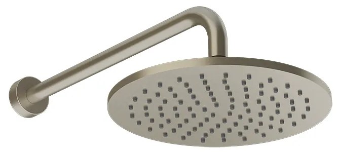 Soffione doccia anticalcare orientabile con braccio a parete brass brushed 66148 Gessi