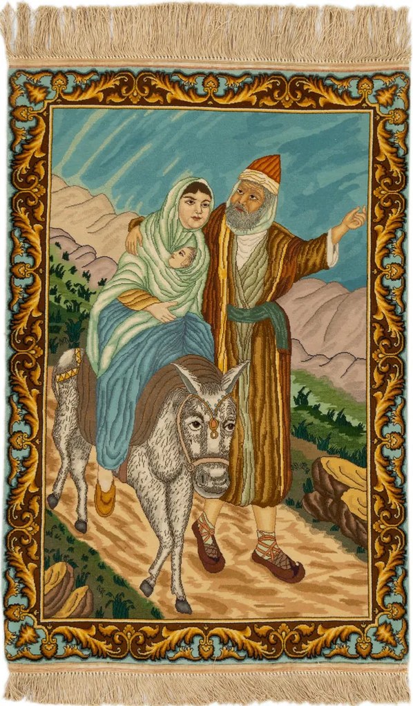 Tabriz Tappeto 80x110 (Iran) Annodato A Mano