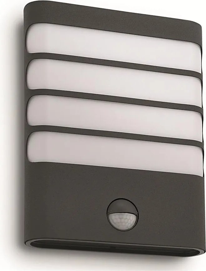 Philips 17274/93/16-LED Lampada da esterno a LED con sensore RACCOON LED/3W/230V IP44