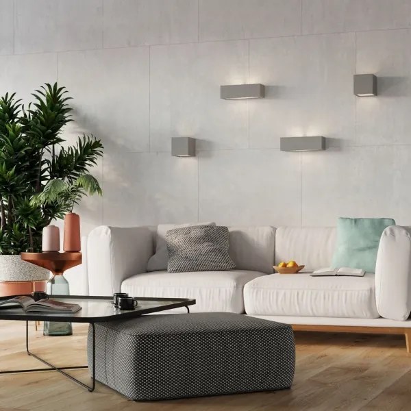 Applique VEGA 1xE27/60W/230V grigia