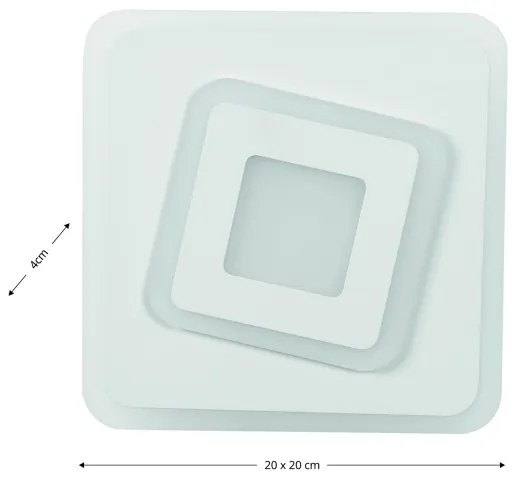 Brilagi - Lampada da parete LED MODERN MINI 32W 230V 3000/4000/6000K