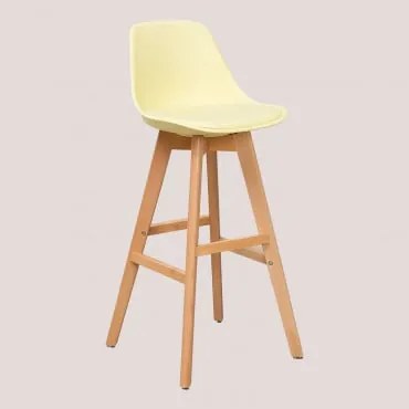 Pack 2 Sgabelli Nordic Edition Mousse Limone & ↑76 cm - Sklum