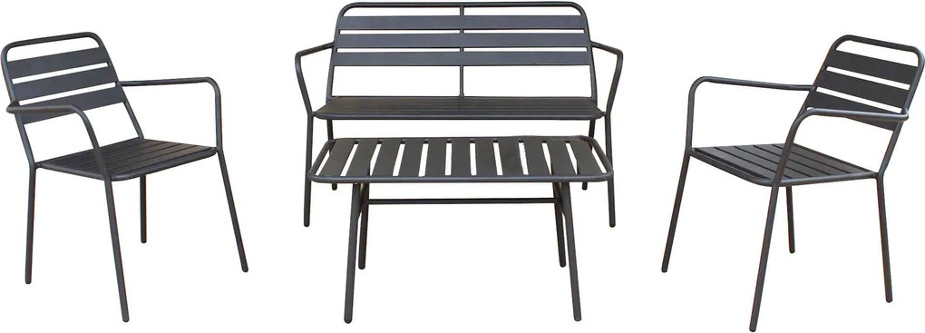 ROMANUS - salotto da giardino in acciaio