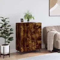 Credenza Rovere Fumo 69,5x34x90 cm in Legno Multistratocod mxl 105307