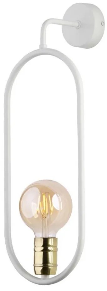 Jupiter 1824 - PIK E27 -Applique PONTI 1xE14/40W/230V bianco