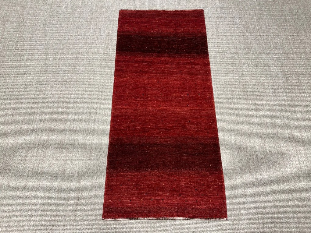 Loribaft Tappeto persiano 80x180 Rosso (Iran) Annodato A Mano