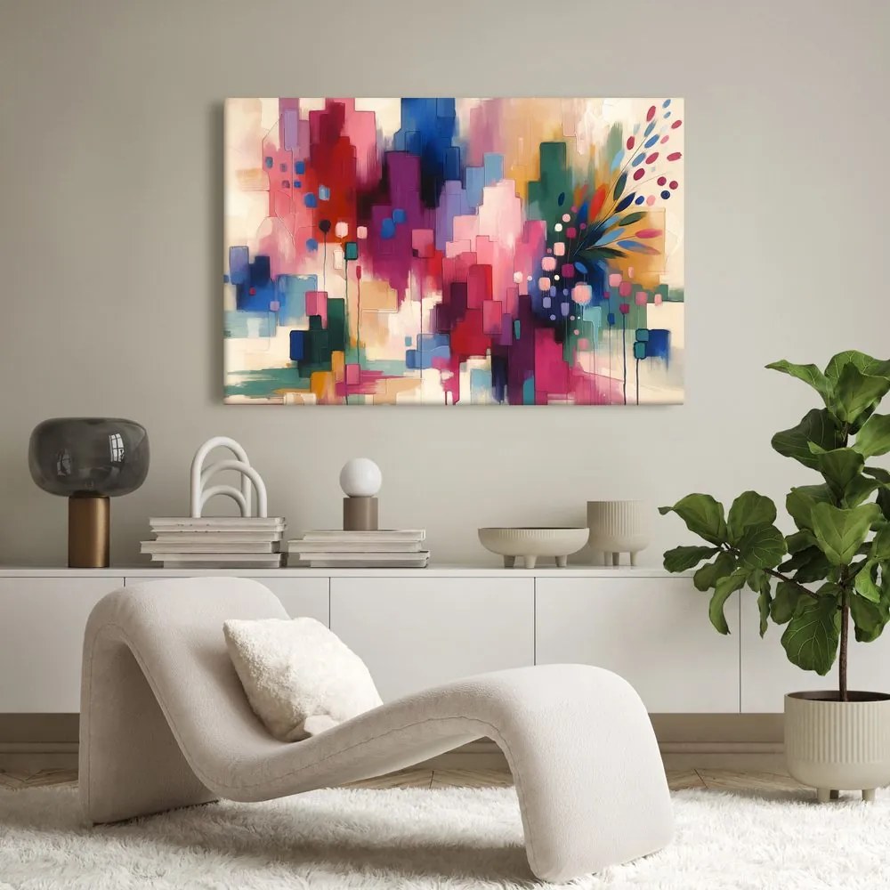 Quadro su tela – Astrazione multicolore