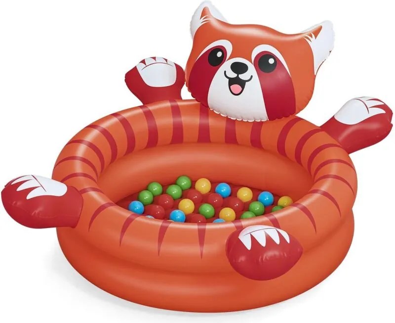 Bestway Piscina Bolas Gonfiabile Panda 107x94x58 cm +2 Anni Interno e Giardino 52702