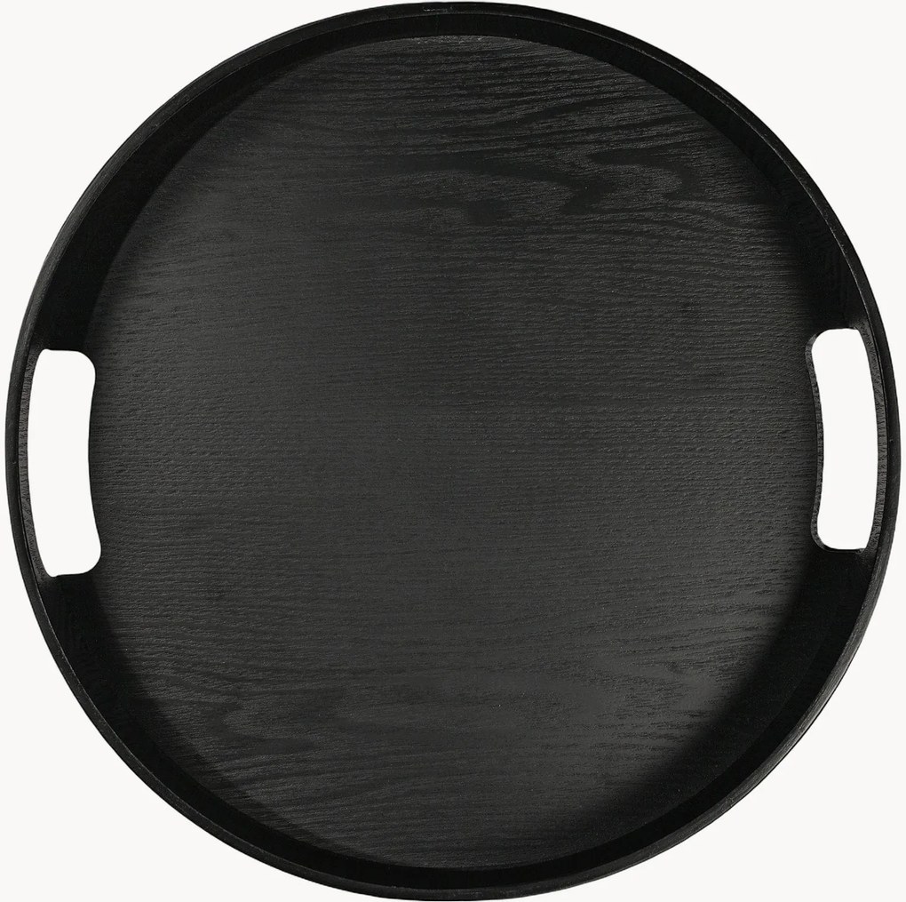Vassoio rotondo in legno Hanna