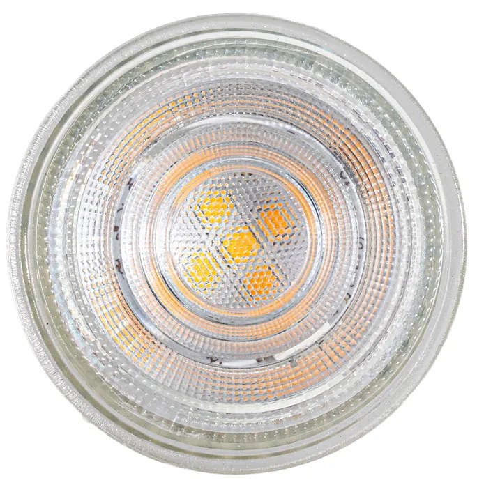 Set van 5 GU10 50mm LED lampen helder 3W 230 lm 2700K