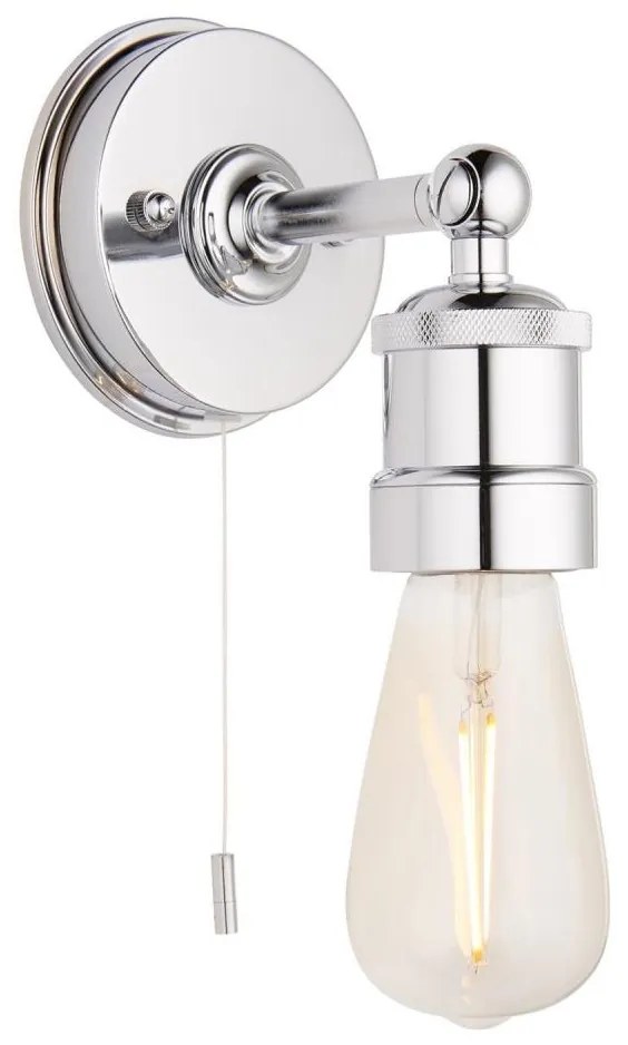 Endon 95505 -Applique da bagno MILLER 1xE27/6W/230V IP44 cromo lucido