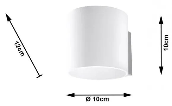 Applique da Parete in Vetro Bianco VICI G9 Bianca da interno Colore del corpo Bianco