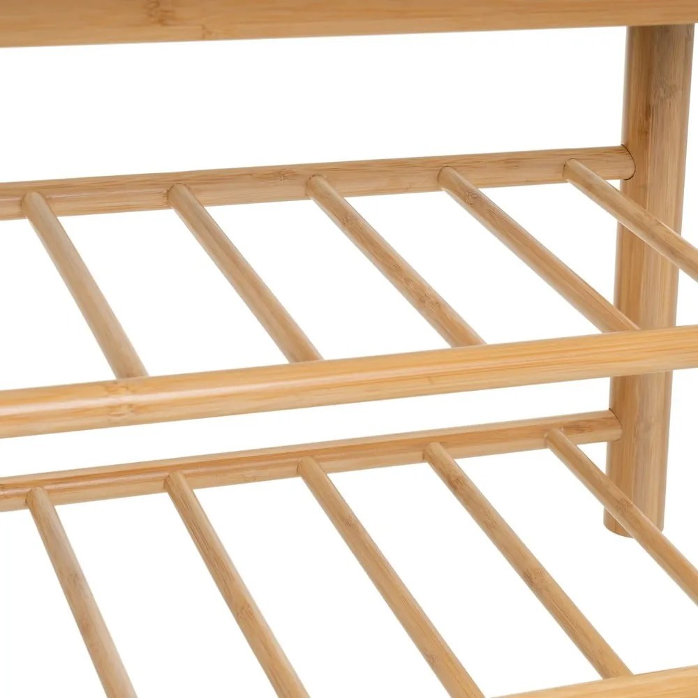 Panca in colore bianco e naturale - Casa Selección