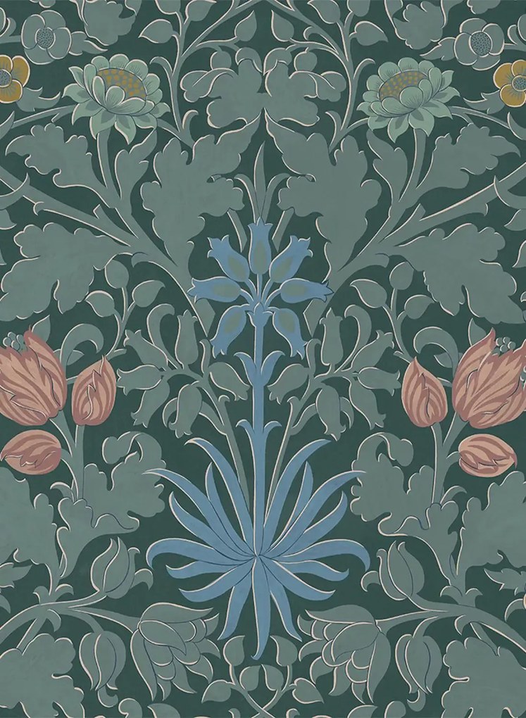 House of Hackney Carta da parati Hyacinth Novellus - Euphorbia