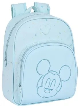 Zaino Scuola Mickey Mouse Clubhouse Baby Azzurro Chiaro (28 x 34 x 10 cm)