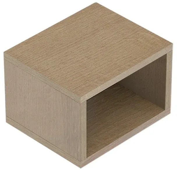 Mobile bagno sospeso aperto 60 cm Master rovere miele
