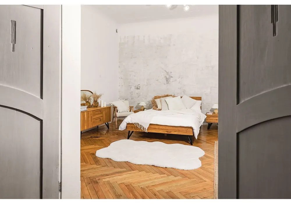 Letto matrimoniale in rovere 160x200 cm Golo 2 - The Beds