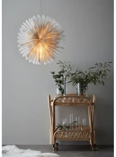 Markslöjd 705841 - Decorazione natalizia SOLINA 1xE14/25W/230V diametro 60 cm bianco