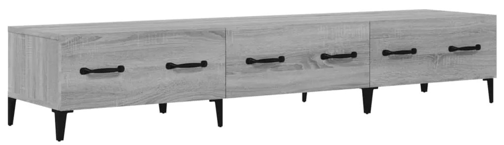 Mobile tv grigio sonoma 150x34,5x30 cm in legno multistrato