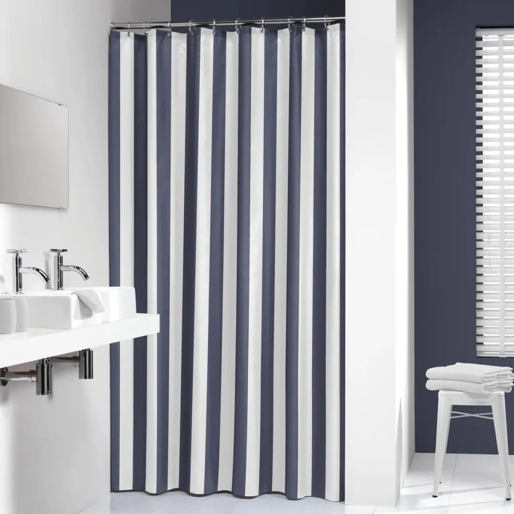 Tenda Per Doccia Linje 180 Cm Blu 233011324 /