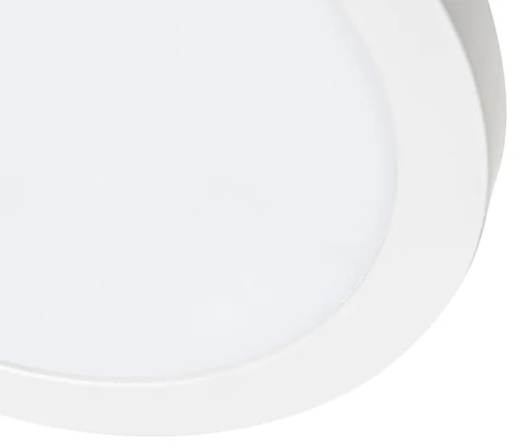 Faretto da incasso o superficie bianco 22 cm con LED 3 gradini dimmerabile per riscaldare - TRANS
