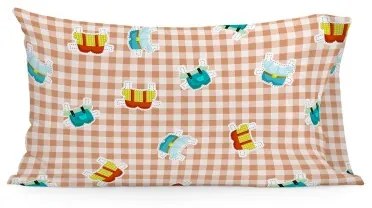 Federa HappyFriday Mr Fox Piggys Vichy Multicolore 50 x 75 cm